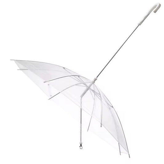 2026 Adjustable Rainproof and Snowproof Umbrella Leash for Small Dogs