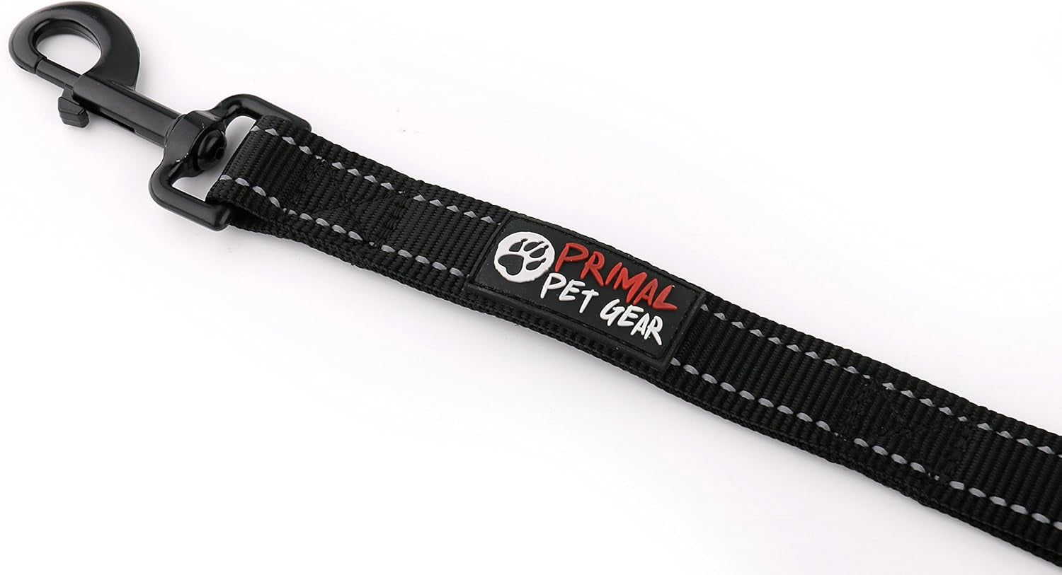 6-Foot Heavy Duty Dog Leash with Padded Traffic Handles, Reflective Dual Handle Design for Enhanced Control and Safety Training, Suitable for Large and Medium Dogs (Black)