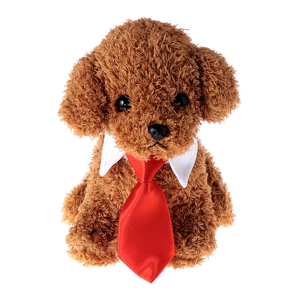 Pet Dog Cat Formal Necktie Tuxedo Bow Tie Black and Red Collar for Dog Cat Pet Accessories Suit for Small Medium Dogs and Cats