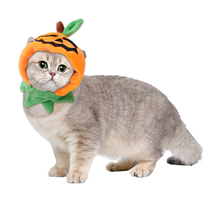 Halloween Pumpkin Double-Sided Dog Cloak Cat Halloween Ornaments
