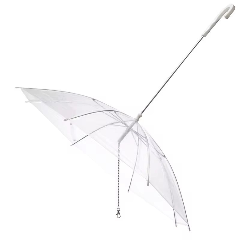 2026 Adjustable Rainproof and Snowproof Umbrella Leash for Small Dogs